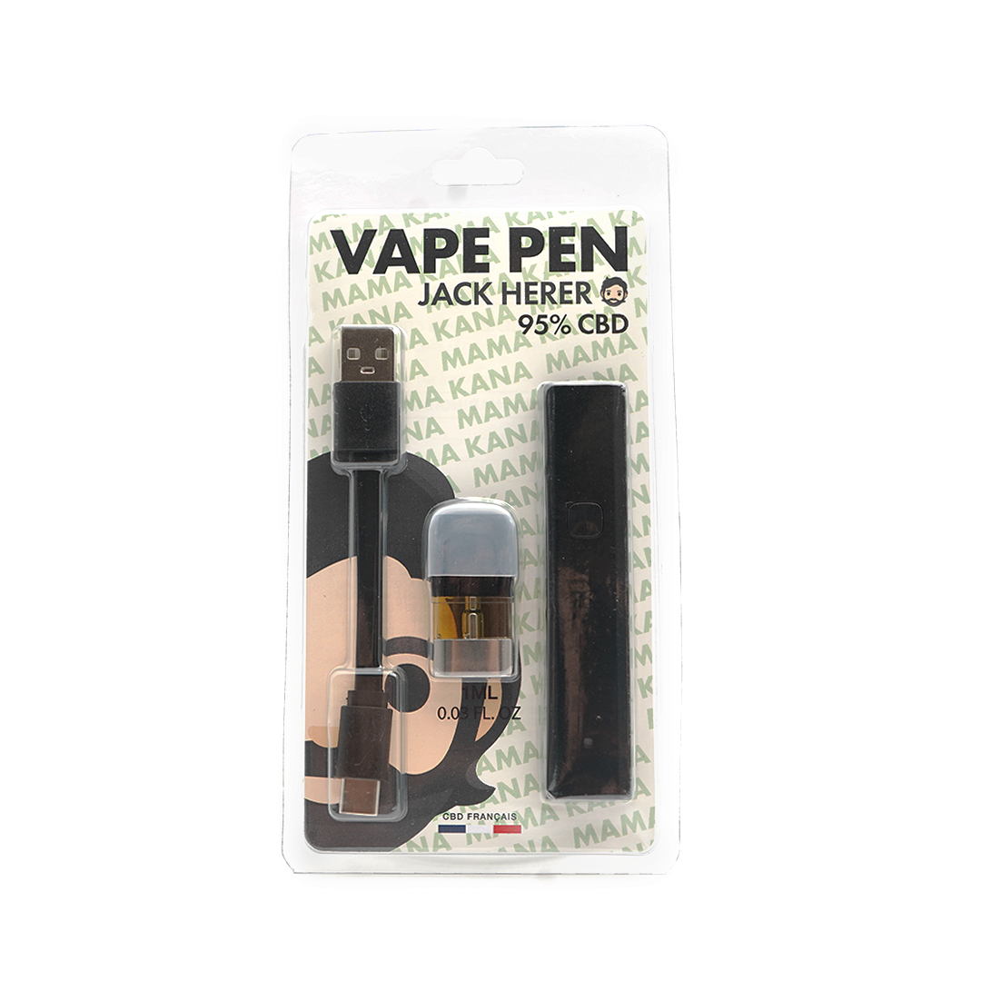Vape pen CBD Jack Herer - Woody and spicy flavors Vape pen CBD Jack Herer - Woody and spicy flavors